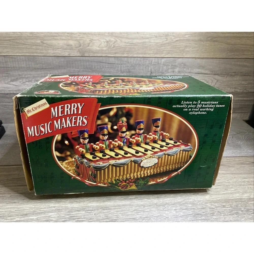 Vintage‎ 1996 Mr. Christmas Merry Music Makers Soldiers 20 Holiday Tunes Working